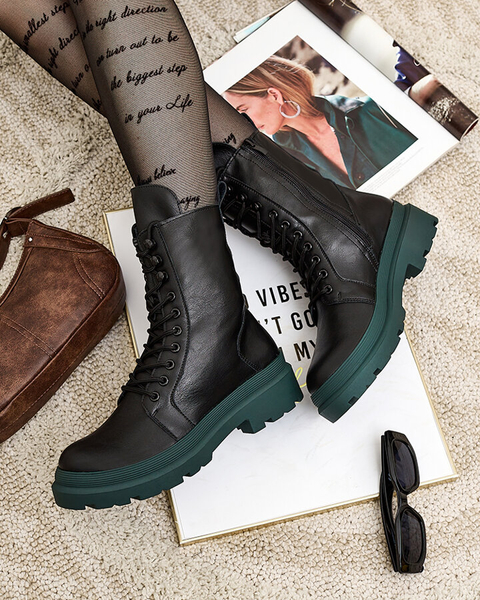 Royalfashion Bottes bagger pour femmes en cuir écologique Vederme