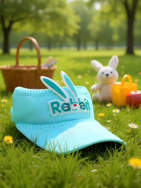 Royalfashion Visière pour enfants Oreilles de lapin