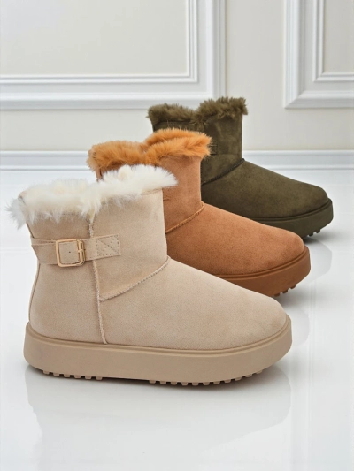 Royalfashion Bottes courtes de style bottes de neige pour femmes Aurelia Classico