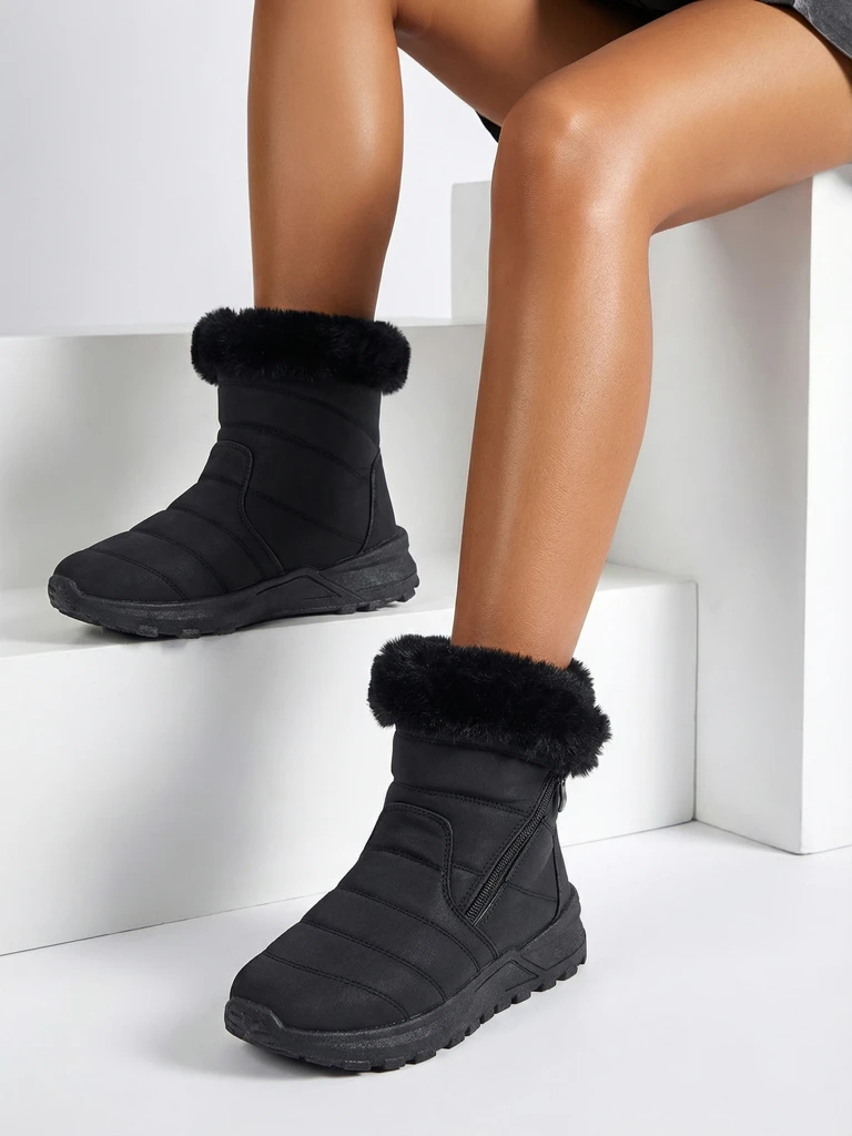 Royalfashion Bottes d'hiver pour femmes Fehio
