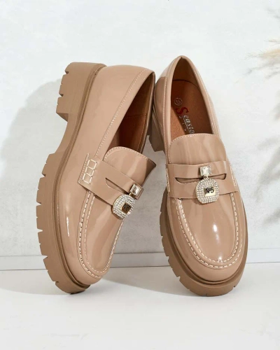 Royalfashion Mocassins laqués pour femme Bemies