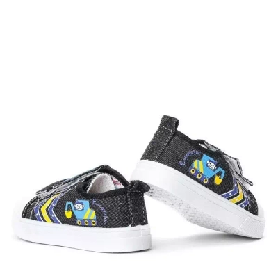 Baskets garçon noir OUTLET Bobby - Chaussures