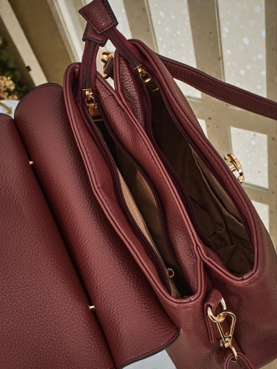 Petit sac à main pour femme en cuir écologique Vinem