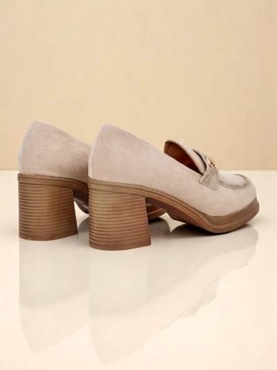 Mocassins à talon bloc pour femmes Royalfashion Apareus
