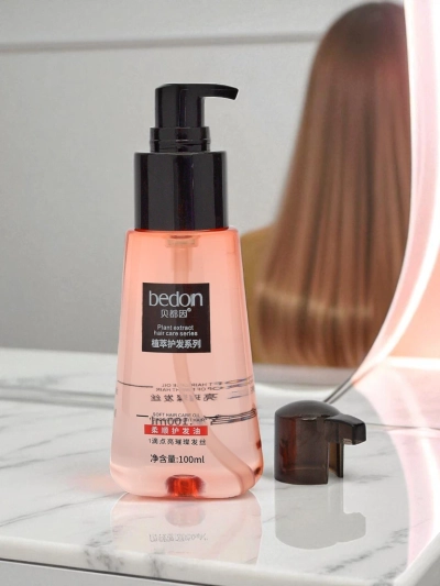 Huile de soin capillaire naturelle aux extraits de plantes