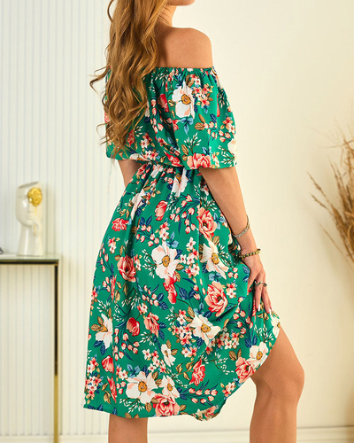Royalfashion Robe midi à motifs pour femme a'la hiszpanka