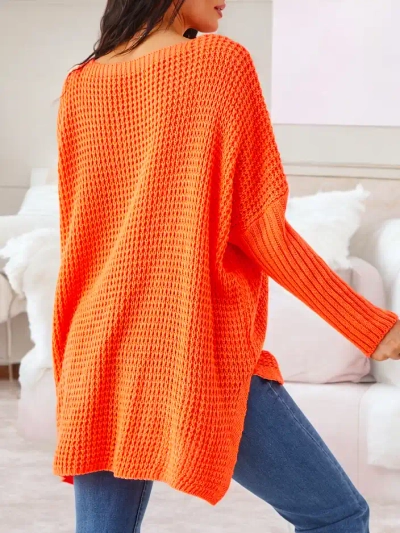 Pull en acrylique féminin tricoté Royalfashion avec inscriptions