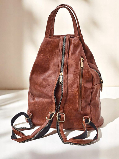 Royalfashion Sac à dos pour femme en éco-cuir Teddy Pack