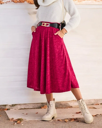Jupe midi femme Royalfashion