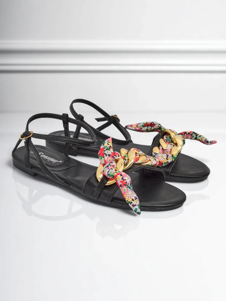 Royalfashion Sandales plates pour femmes BareLuxe