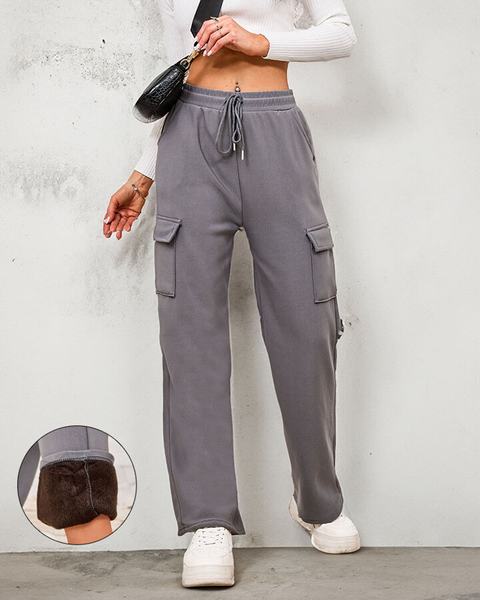 Royalfashion Pantalon de combat pour femme Warmed