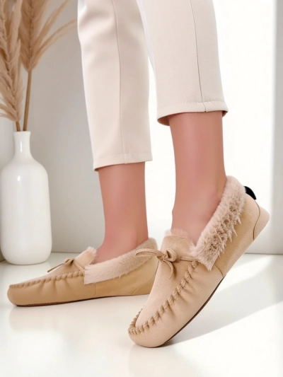 Mocassins pour femmes Royalfashion avec fourrure Ahtikes