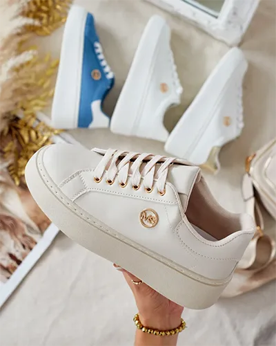 Royalfashion Chaussures de sport à plateforme pour femmes Kivensa