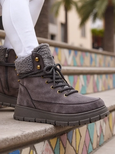 Royalfashion Bottes de neige pour femmes Bomion