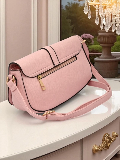 Royalfashion Petit sac à main pour femme en cuir écologique Moderno Viva