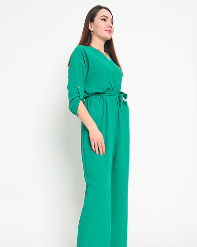 Combinaison longue verte pour femme - Vêtements