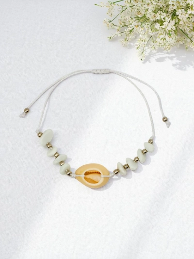 Bracelet pour femme avec un coquillage Charme de bord de mer