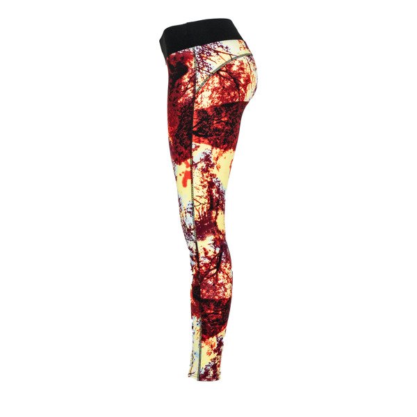 Leggings colorés à prédominance bordeaux - Pantalon 1