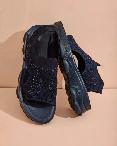 Royalfashion Sandales pour femmes avec tige en Volin