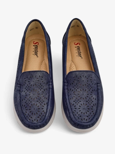 Mocassins perforés Royalfashion pour femmes Besset