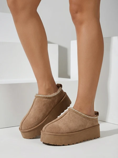 Royalfashion Bottes courtes Zommy a'la pour femmes Bottes de neige