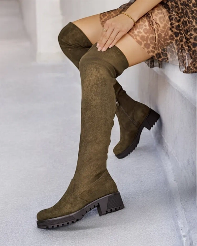 Royalfashion Bottes au genou Risso pour femme