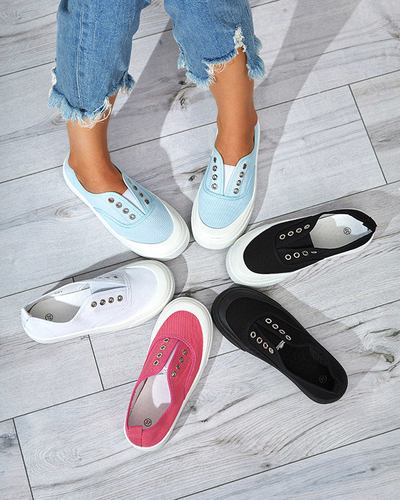 OUTLET Baskets pour femmes avec une semelle plus épaisse en noir Askol- Footwear