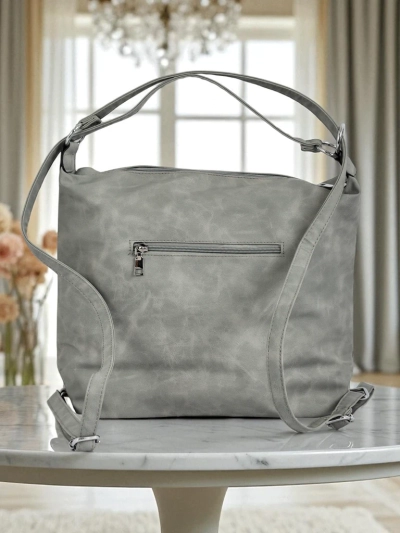 Royalfashion Grand sac à main shopper en cuir écologique Elara Monroe