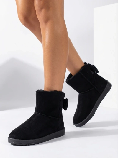 Bottines pour Femmes Aurelia Noires à Talons Plats