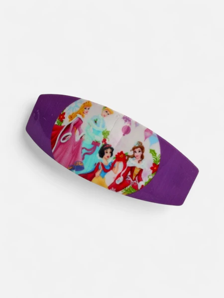 Barrette colorée pour enfants avec des princesses