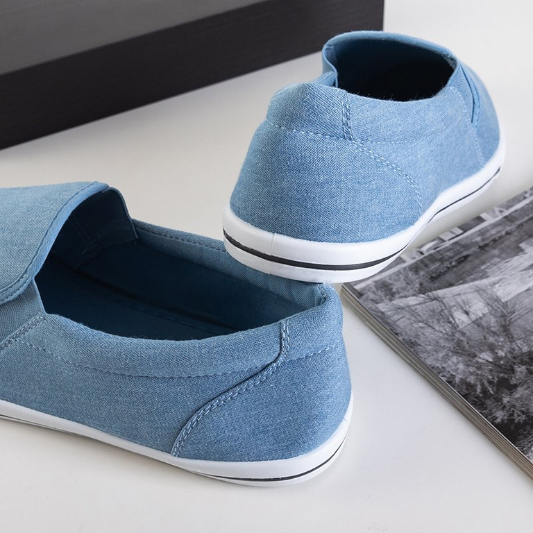 Baskets à enfiler bleues pour hommes Orian en denim - Footwear