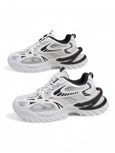 Royalfashion Baskets en cuir verni pour femmes Leysi