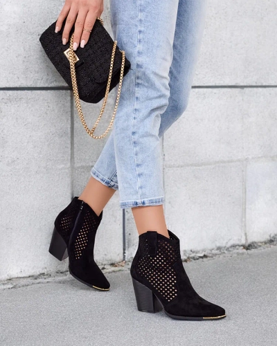 Royalfashion Bottes ajourées Tonnet pour femme