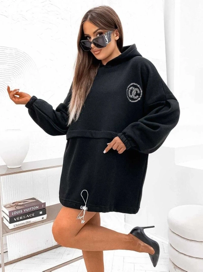 Robe mini en coton pour femmes style sweatshirt de Royalfashion