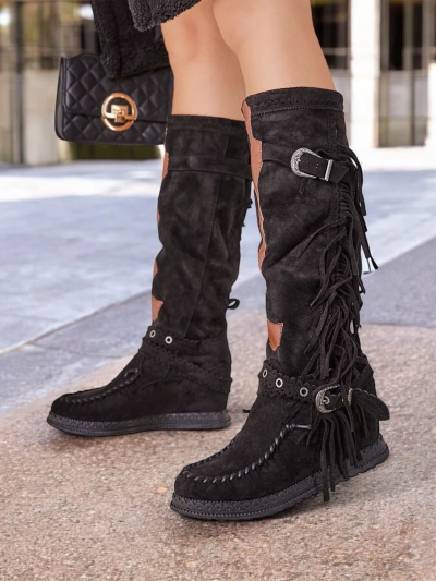 Bottes compensées pour femmes Royalfashion Geroses