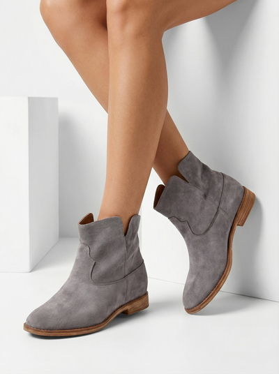 Royalfashion Bottines style cow-boy sur un talon couvert Bluestone