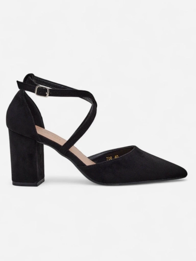 Escarpins en éco‑suède pour femme Royalfashion avec lanières Kanastru