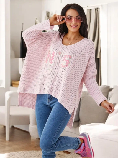 Pull en acrylique pour femmes Royalfashion avec imprimés