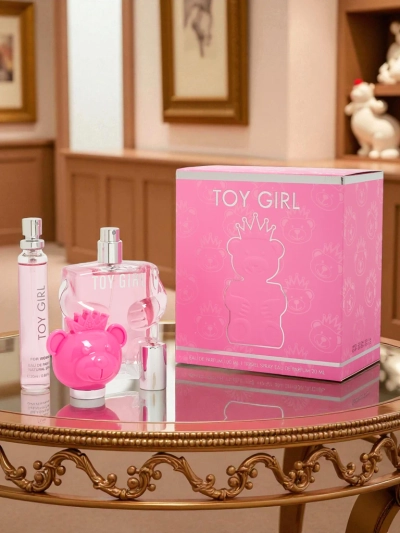 Coffret Eau de parfum inspirée et vaporisateur de sac pour femme Toy Girl Pink