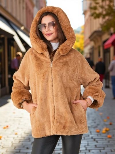 Veste en fausse fourrure pour femmes de Royalfashion