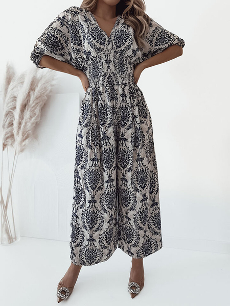 Royalfashion Combinaison à motifs pour femme