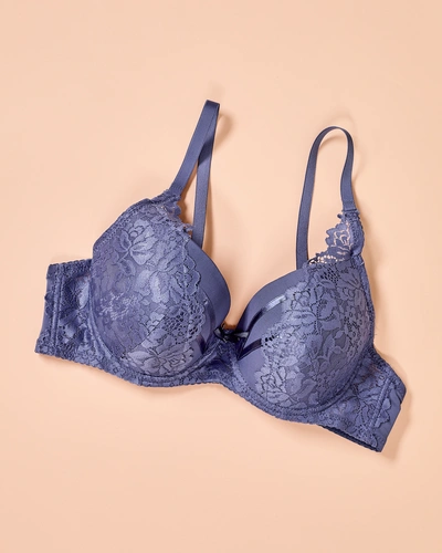 Soutien-gorge rembourré Royalfashion pour femmes avec dentelle