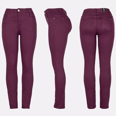 Pantalon taille haute marron - Pantalon 1