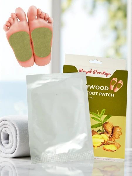 Aura Pedis : Patchs de désintoxication naturels pour les pieds au gingembre et à l'absinthe 50g