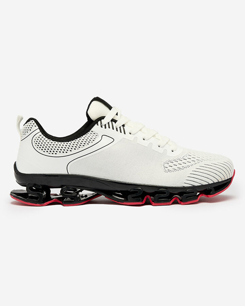 Royalfashion Chaussures de sport pour hommes blanches Setorla