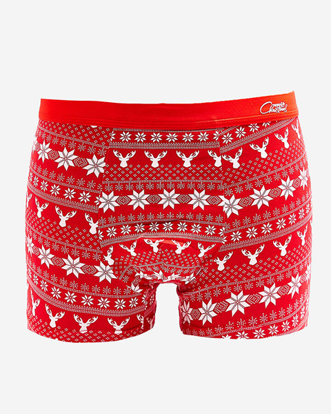 Royalfashion Boxer de Noël rouge pour homme