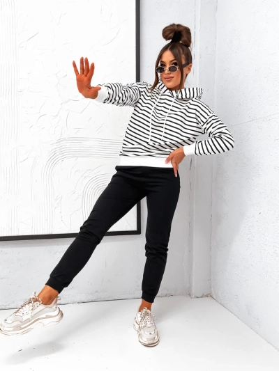 Ensemble de survêtement rayé Royalfashion pour femmes
