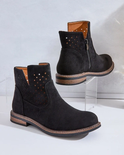Royalfashion Bottes Rito pour femme marron clair
