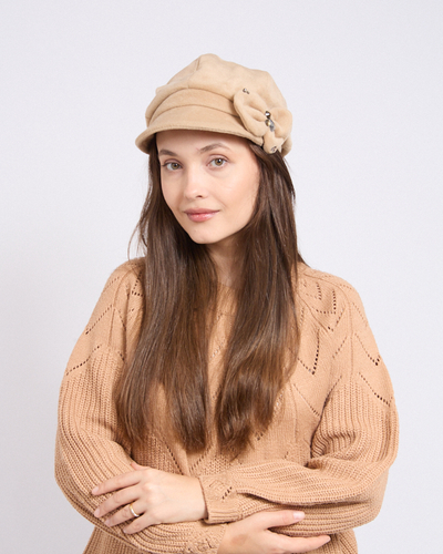 Béret pour femmes Royalfashion avec un nœud