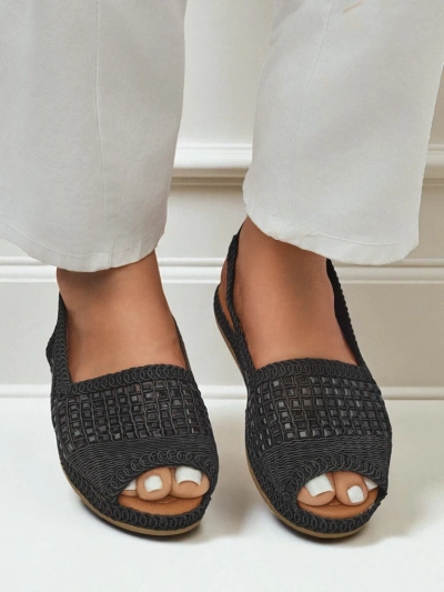 Sandales pour femmes, sandales espadrilles pour femmes avec strass Belle Sparkle